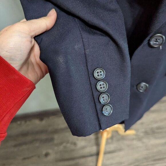 Burberry Vintage Blue Tailored-jackets unsure of size please see measurmen… - Picture 8 of 8